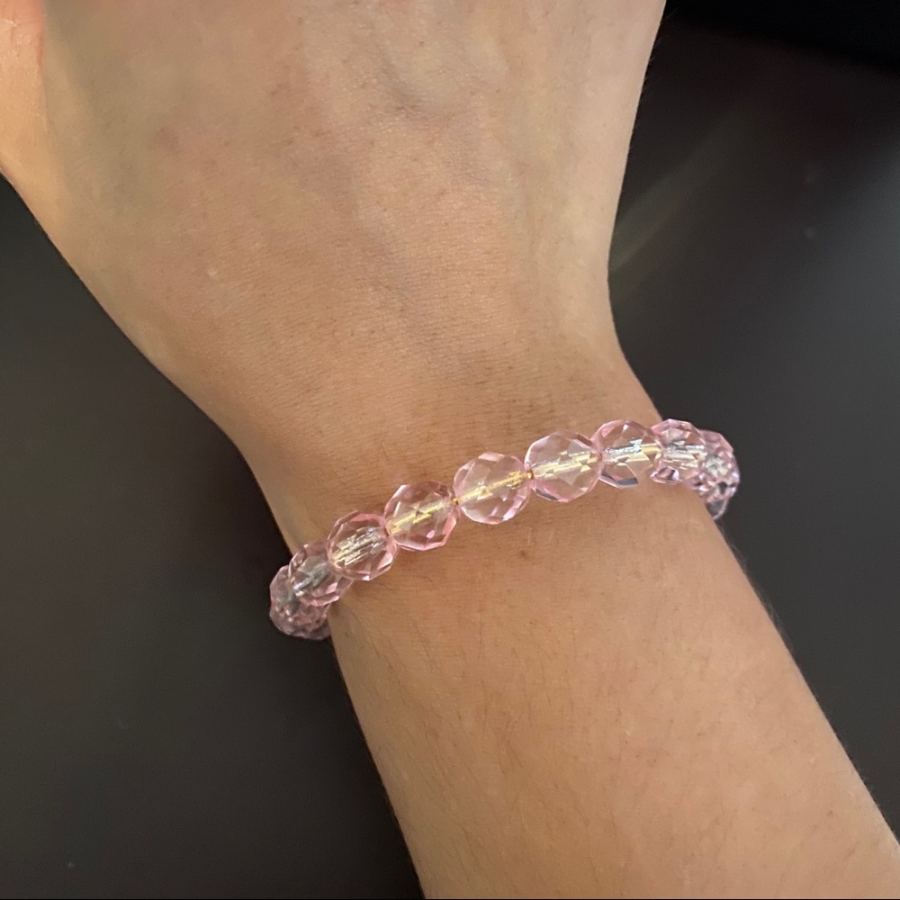 Alex and Ani Pink Beaded Bracelet